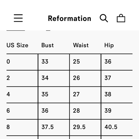 Reformation Arta Strapless Dress, size 6 - Picture 4 of 9